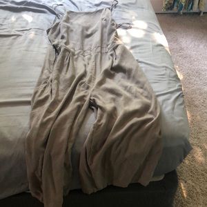 NATIVE YOUTH Gray Culotte Jumpsuit Size L